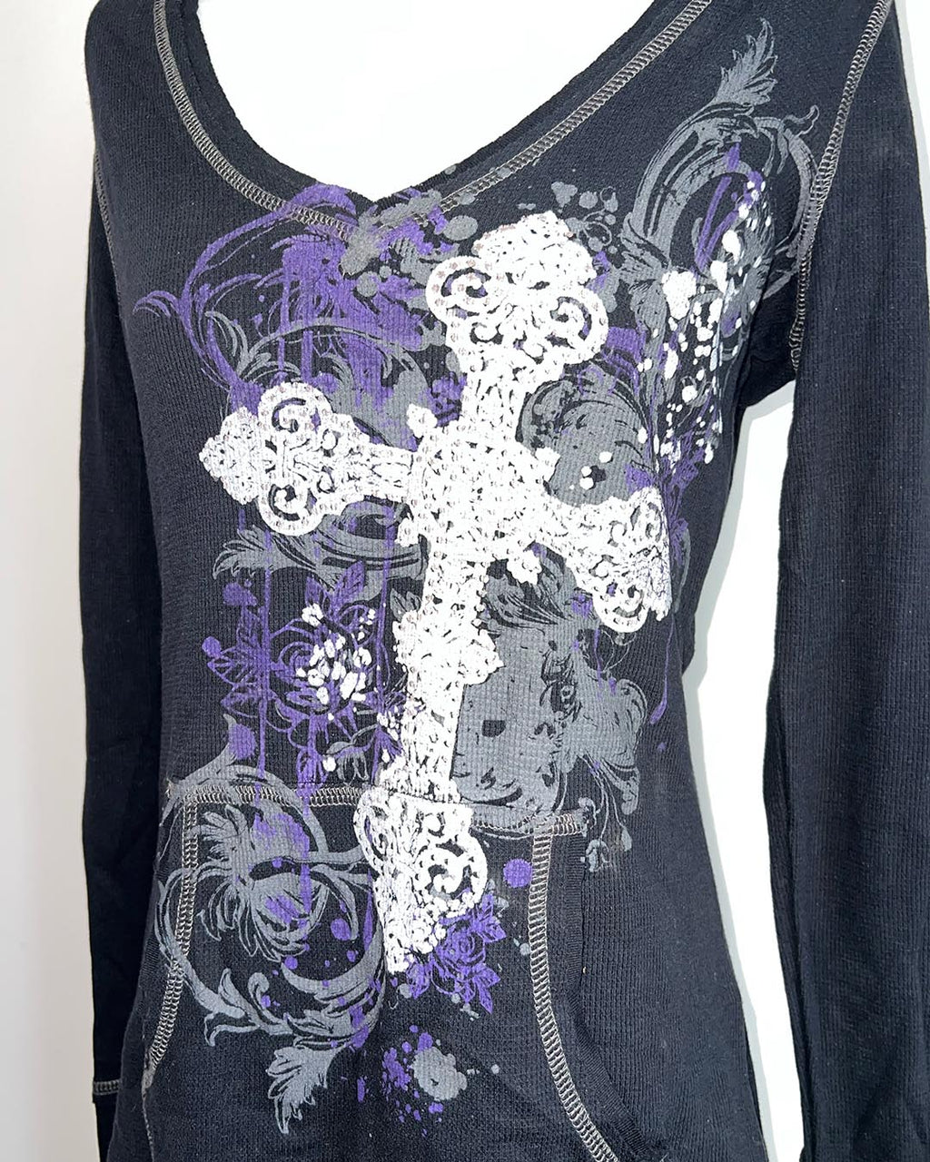 Hooded Covenant Cross Top