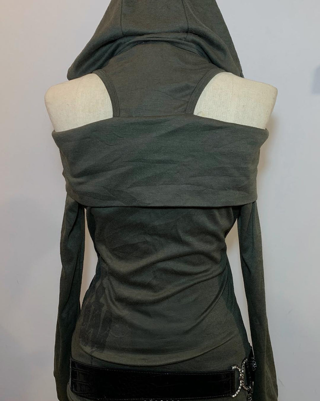 Faded Long Hoodie Dress