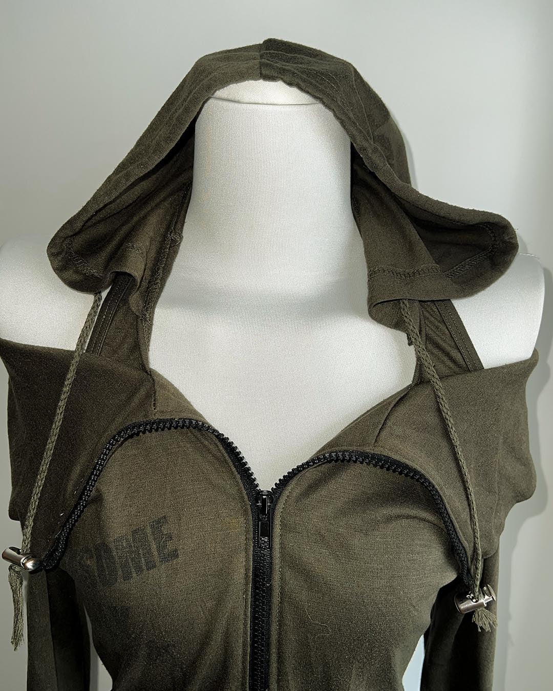 Faded Long Hoodie Dress