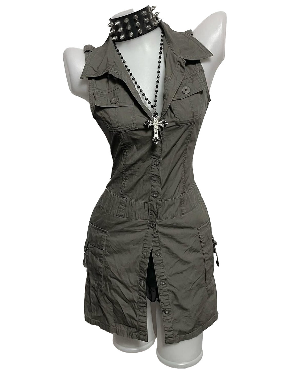 Army Green Field Dress