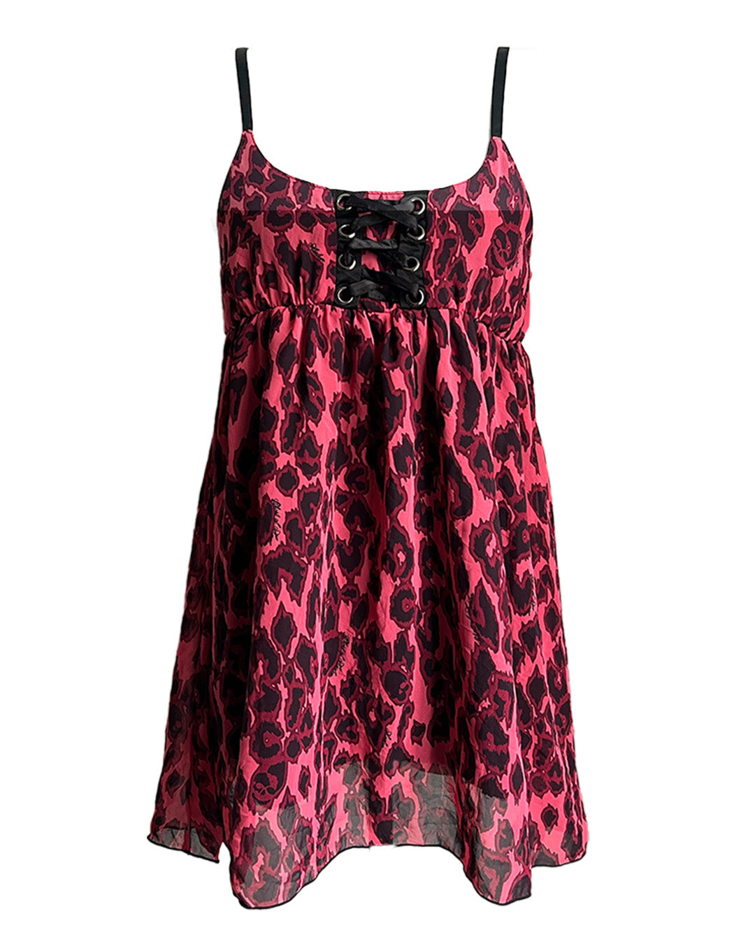 Ghost of Harlem Pink Leopard Corset Dress