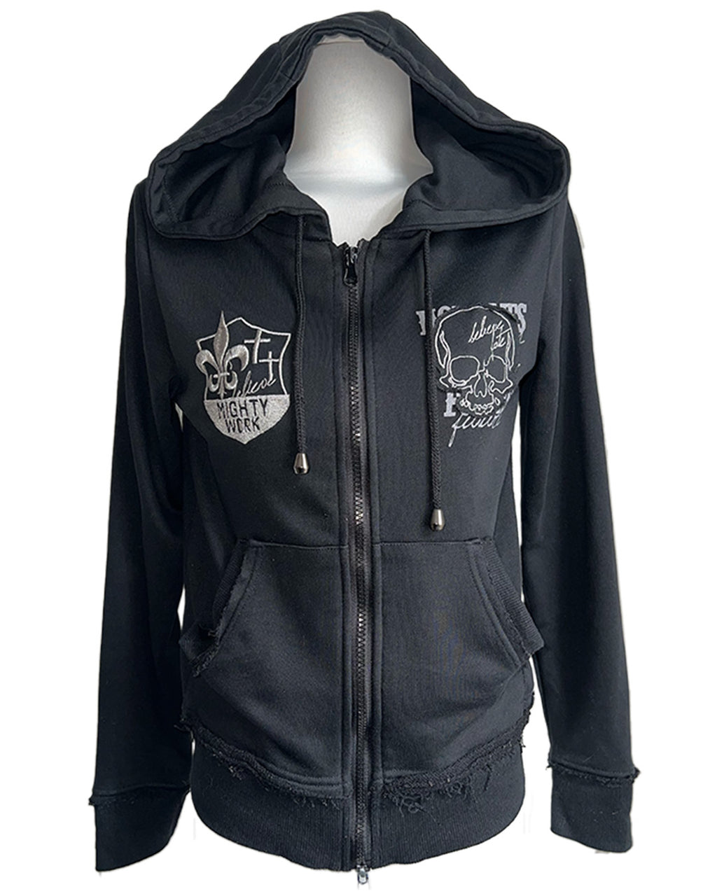 Ghost of Harlem Broken Badge Zip Jackets