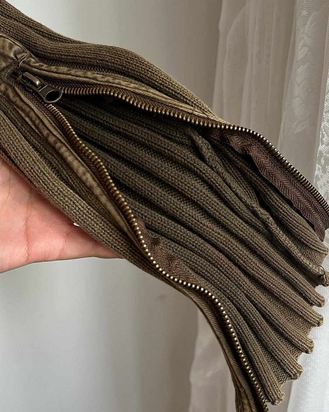 Weathered Spine Knit Jacket