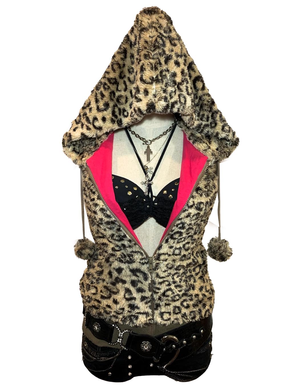 Leopard Fur Vest