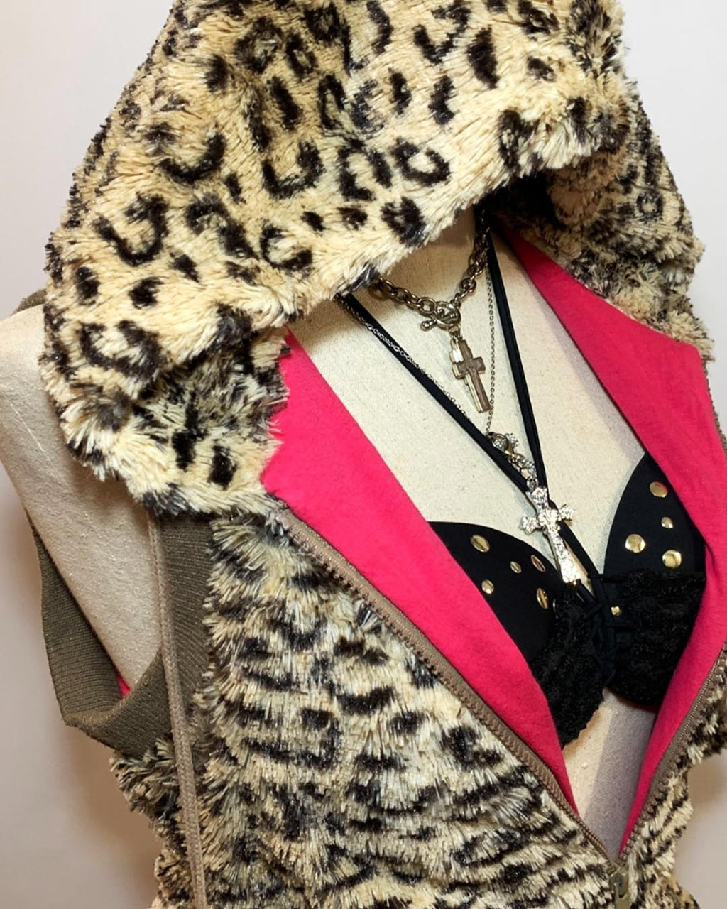 Leopard Fur Vest