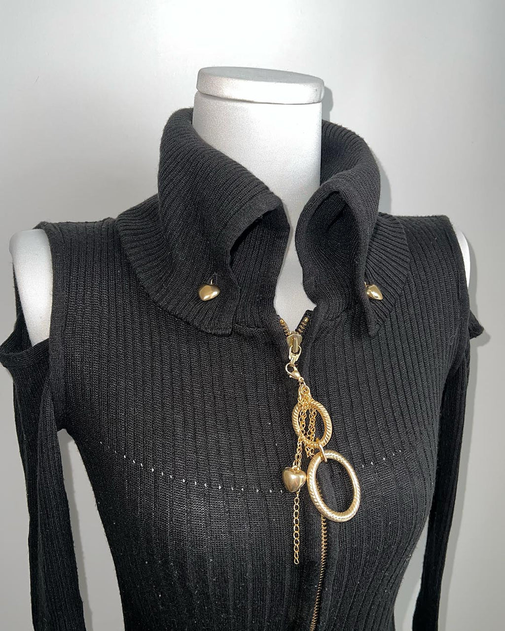 Keyhole Knit Top Outer