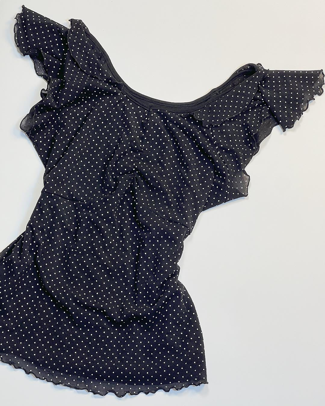 Polka Flutter Top