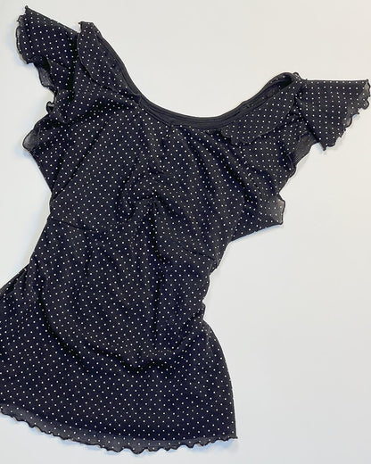 Polka Flutter Top