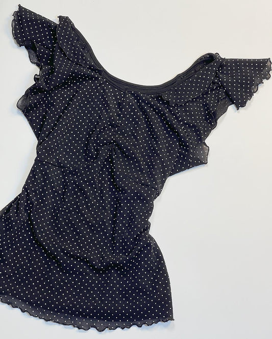 Polka Flutter Top