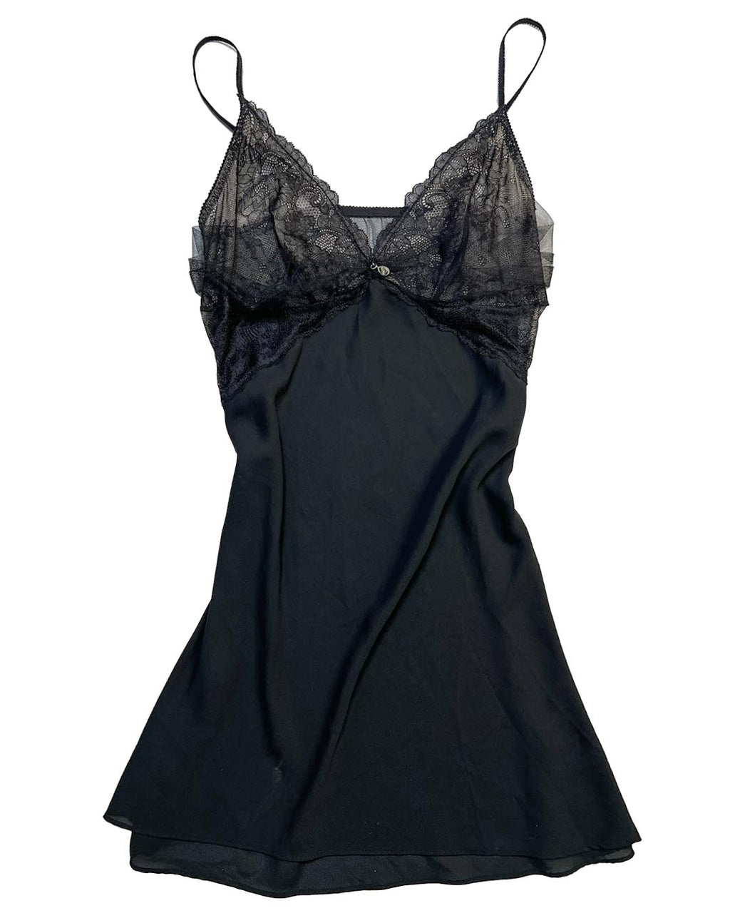 Midnight Lace Slip Dress
