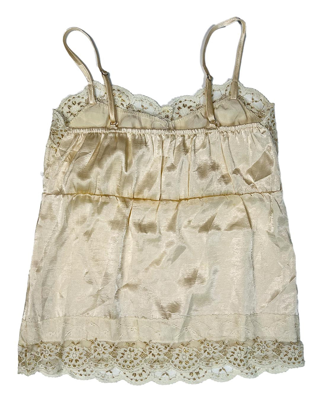 Ivory Satin Lace Camisole
