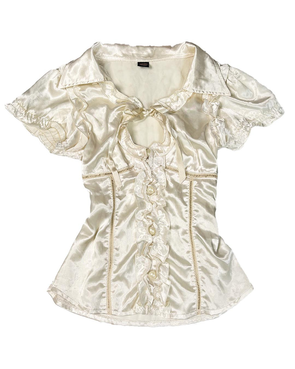 Satin Puff & Fur Vest Set