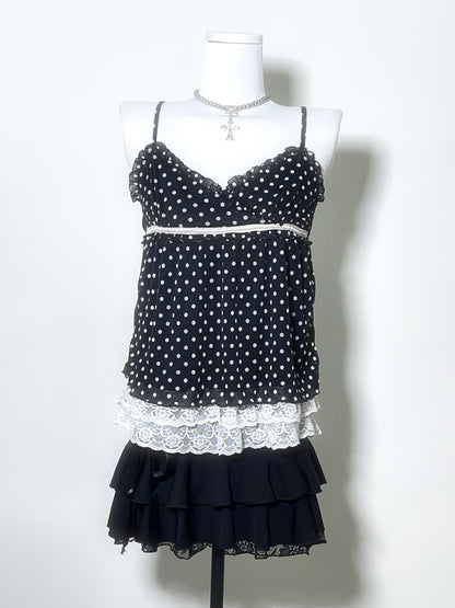 Nana Dots Lace Cami