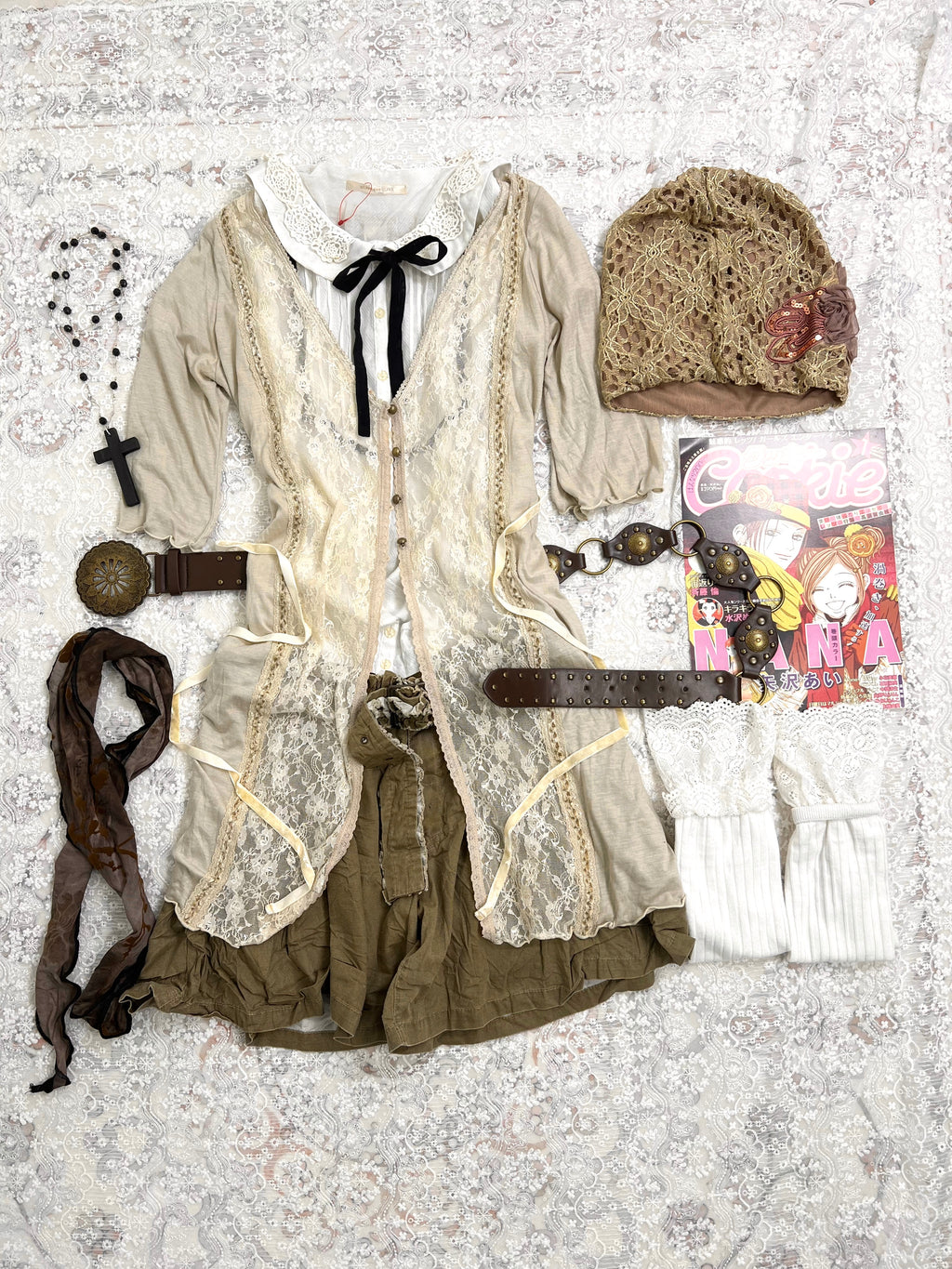 [APRD103] Axes Femme Lace Mori Set