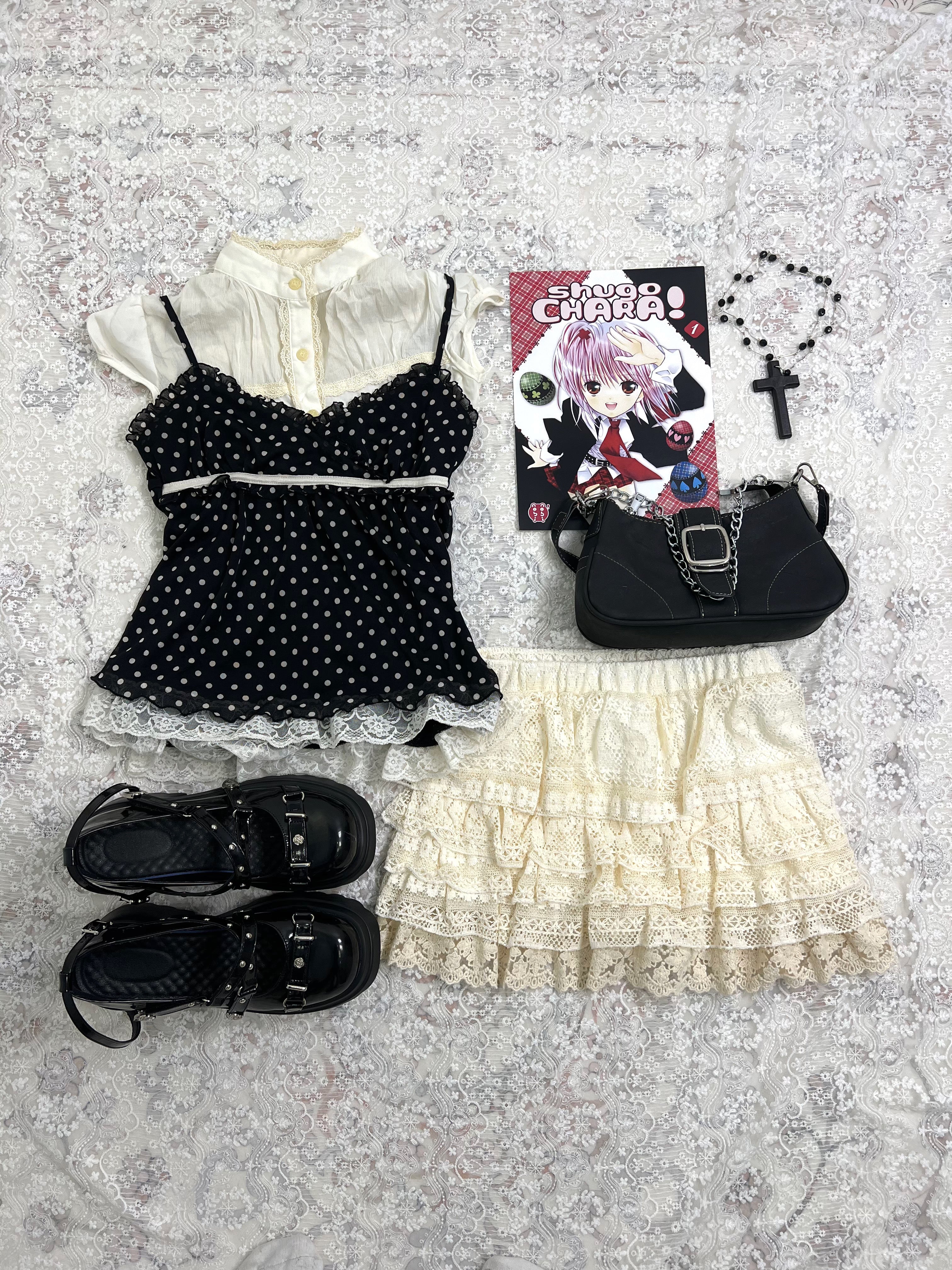 [06D109S] Polka Dots Hime Set