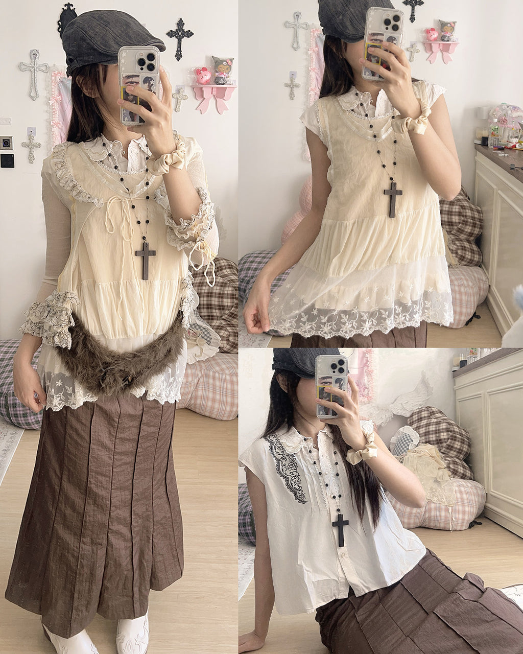 Cream Hymn Layered Set