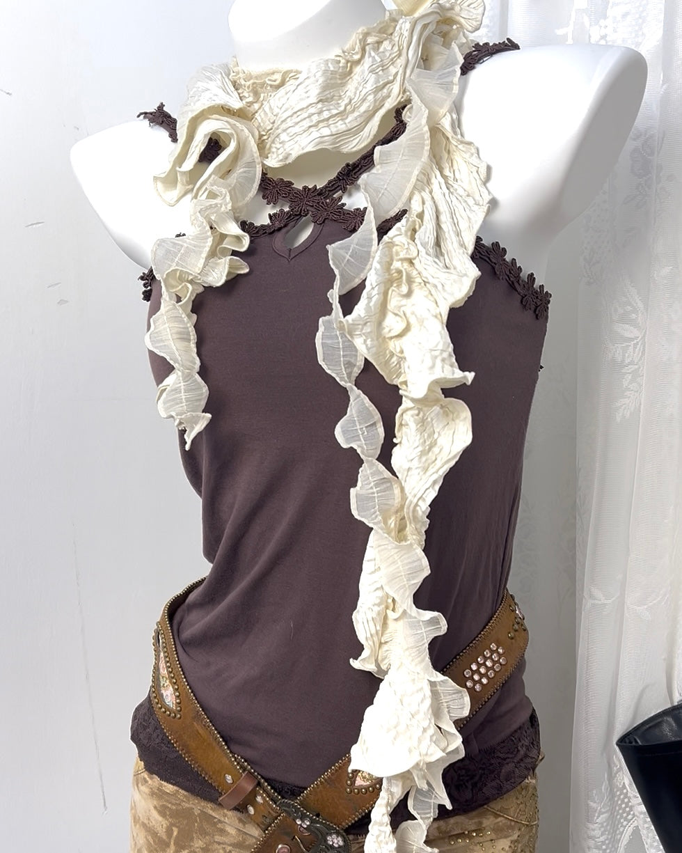 Cocoa Daisy Strap Camisole