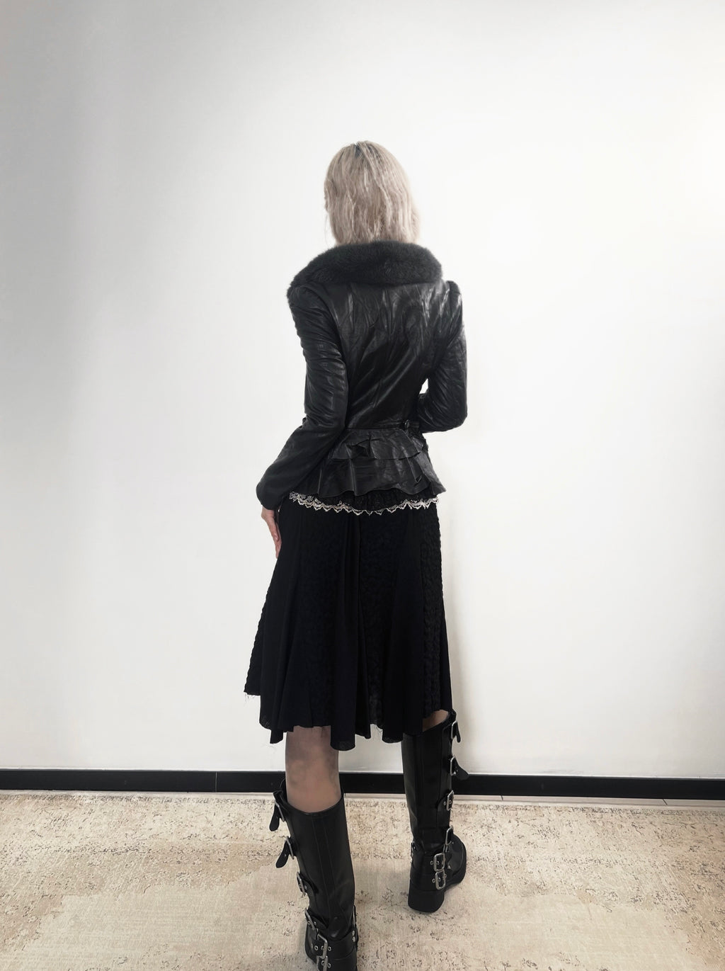 Black Ruffles Vivienne Jacket