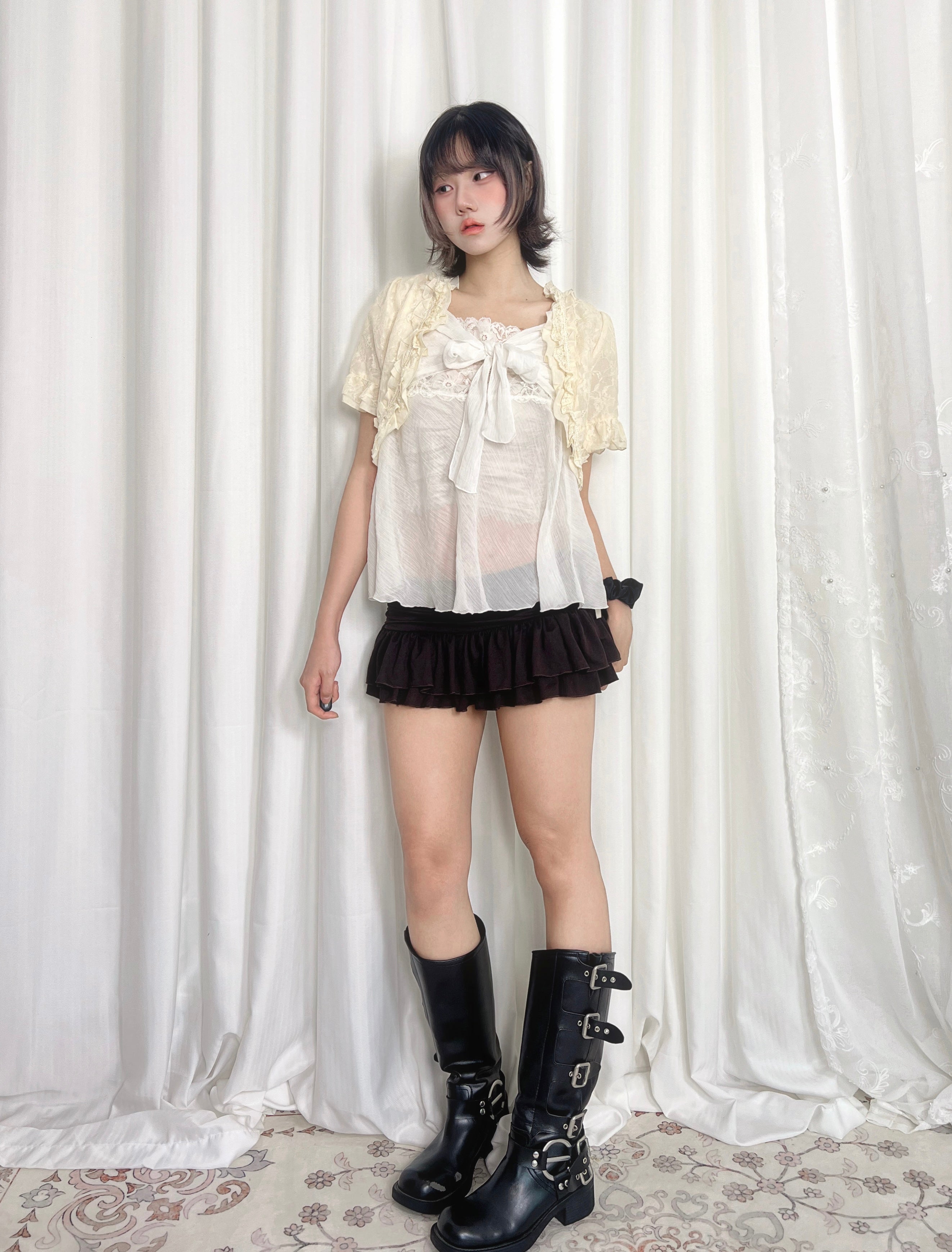 [06D102S] Buttercream Layers & Ruffle Set