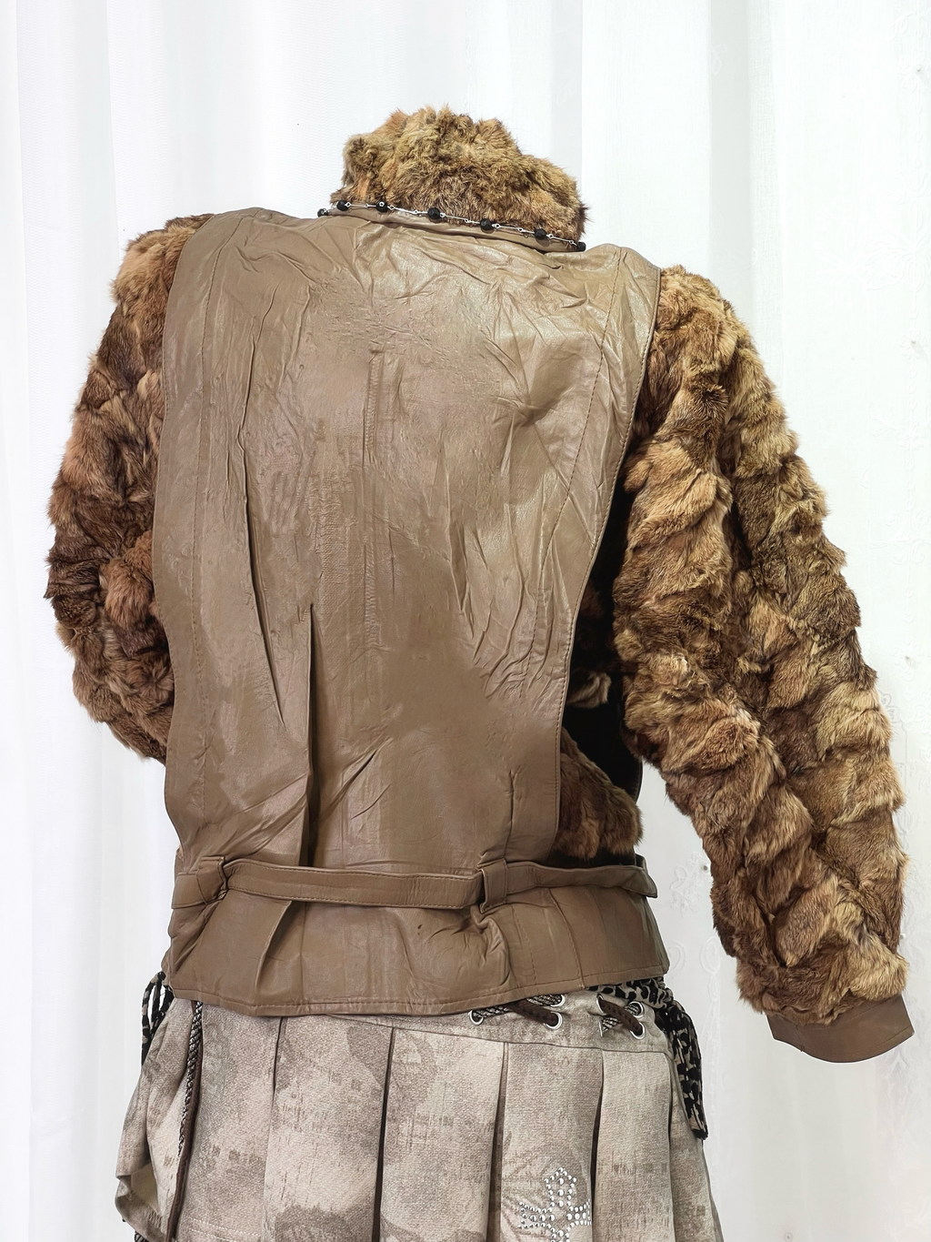 Riley Oversized Faux Leather Bomber