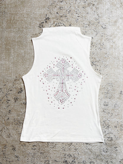 Vintage Latin Cross Sleeveless (White)