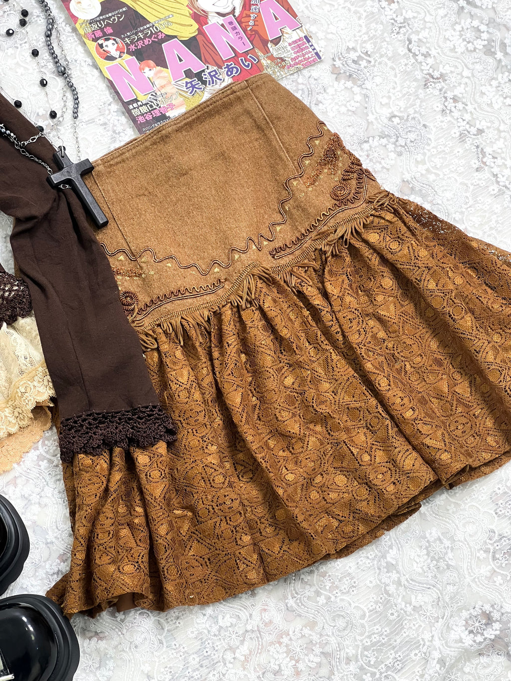 [06D110S] Antique Caramel Kissed Set