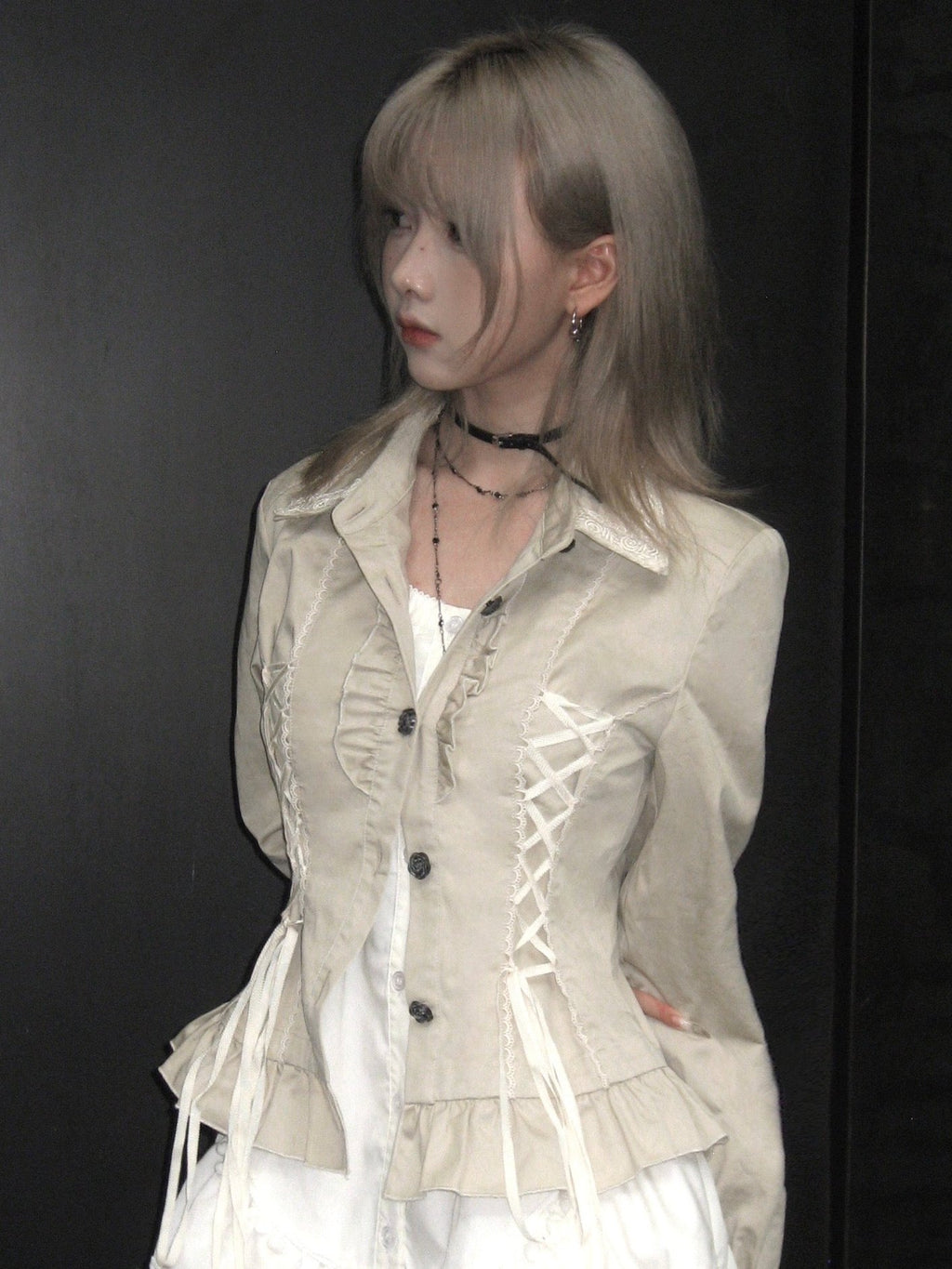 ✦ MAHŌCARD MADE ✦ Vivienne Ruffled Ballerina Jacket